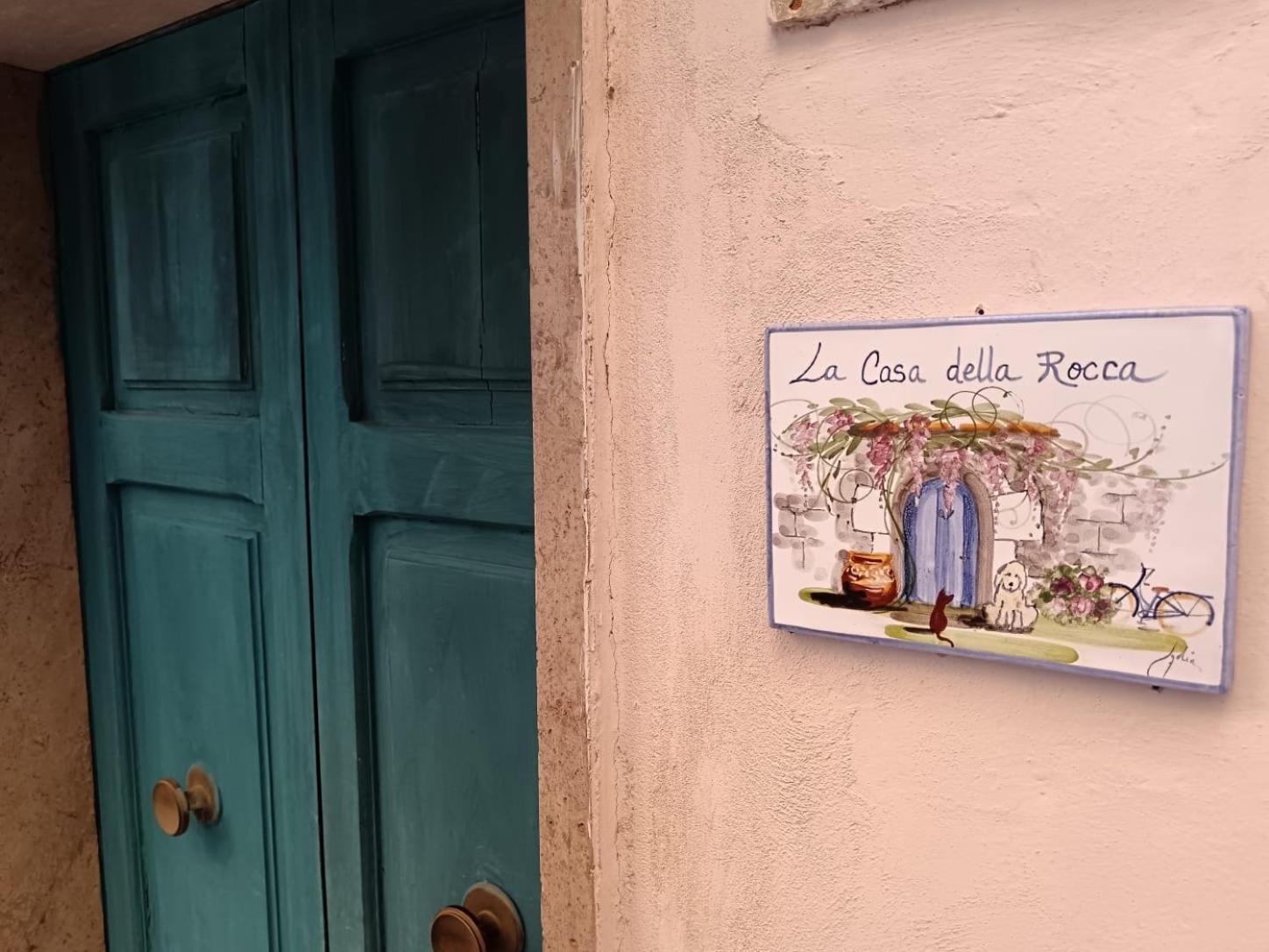 Apartament La Casa Della Rocca Roccantica Zewnętrze zdjęcie